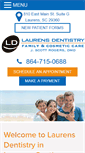 Mobile Screenshot of laurensdentistry.com